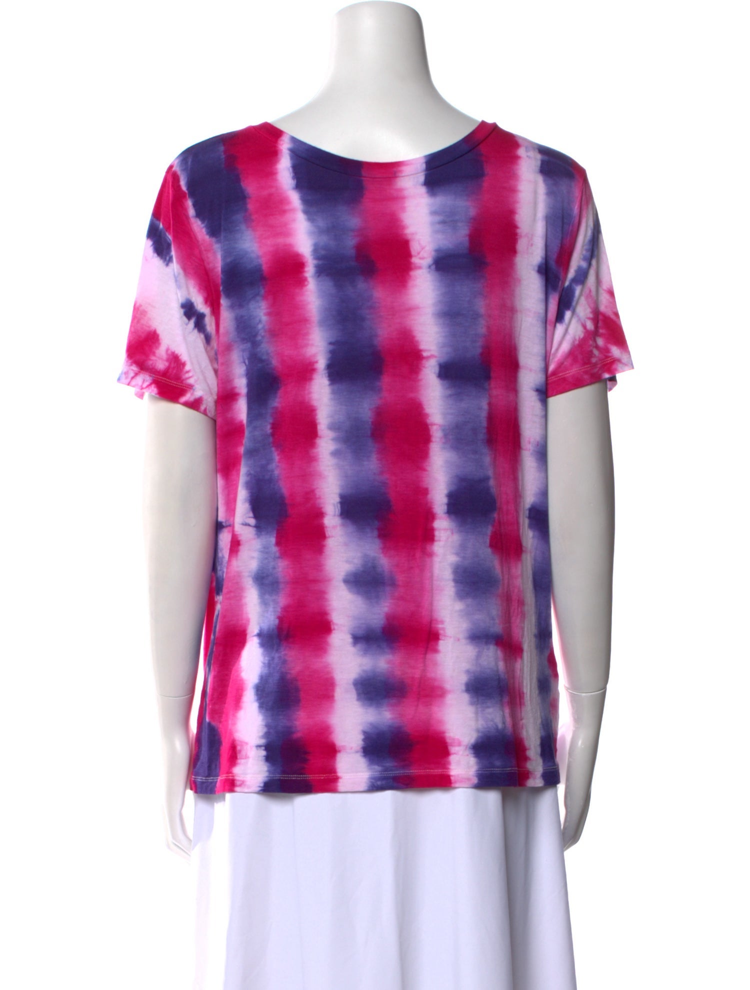Prabal Gurung Tie-Dye Print Bateau Neckline T-Shirt